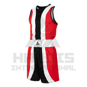 ชุดชกมวยสำหรับผู้ชายชุดชกมวยสำหรับผู้ชายดีไซน์โลโก้ตามสั่งสีล่าสุด - Product Image 5