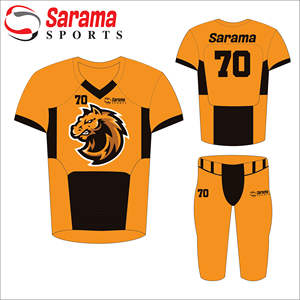 Uniforme de Football américain avec noms et nombres, d'équipe, uniforme de Football américaine dans différentes couleurs - Product Image 1