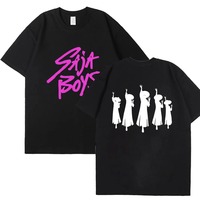 T-shirt à manches courtes pour homme, coupe ample, personnalisable, écologique, 260g, 100% coton, style streetwear pour homme et femme