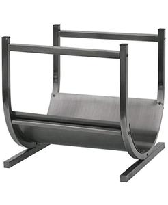 Andirons forjados retorcidos en forma de corazón, organizador de almacenamiento al aire libre de madera de fuego, soporte de registro de Metal diseño clásico para exteriores - Product Image 3