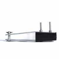 Pince de tension isolée pince de suspension réglable avec insert en caoutchouc matériel de ligne de poteau pour le support de câble ABC en gros