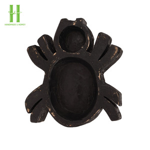 Tazón de masa de madera de lujo para hacer velas para decoración vintage del hogar y para decoraciones navideñas regalos OEM hecho en Vietnam - Product Image 4