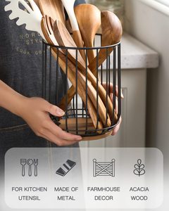 Metal cutlery <b>holder</b> for home and <b>kitchen</b> cutlery stand cutlery organizer <b>kitchen</b> <b>utensil</b> storage stand - Product Image 4