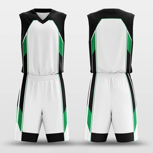 Uniforme de basket-ball sur mesure de qualité supérieure - 100% polyester, séchage rapide et respirant, sans manches, taille plus - Product Image 5
