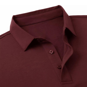 เสื้อโปโลสำหรับผู้ชายแขนสั้นใส่สบายพิมพ์โลโก้และยี่ห้อ - Product Image 2
