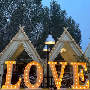 Индивидуальный Свадебный декор, большие светодиодные цифры, гигантский шатер, цифры, 3 фута, 4 фута, 5 фута, буквы, загорающие знаки
