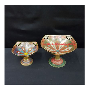 ชามทองเหลืองเคลือบช็อคโกแลตที่แกะสลักอย่างหรูหราสไตล์ญี่ปุ่นขายส่งและผู้จำหน่าย - Product Image 5