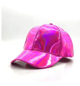Gorra de Béisbol Unisex de Terciopelo Colorida con Visera Curva, Estilo Casual, Brillante, Hip Hop, Street Dance, Skateboard, Deportiva - Product Image 1