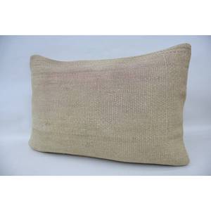 Vintage Pattern Beige Ikat Wool Rug 16x24 Inch Woven with Classic Style - Product Image 3