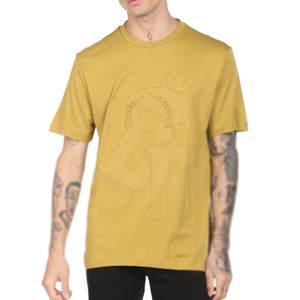 Top T-shirt gaufré à la mode pour hommes avec un matériau de haute qualité coupe confortable avec un style à col rond - Product Image 1