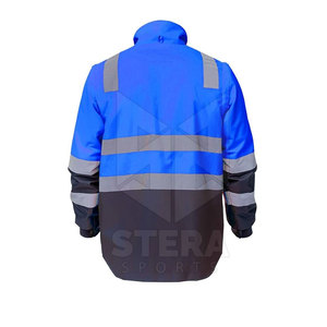 Meilleures ventes Veste réfléchissante respirante, imperméable et légère de haute qualité pour hommes Vêtements de travail haute visibilité - Product Image 4