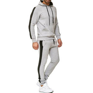 2023 dernière conception Logo personnalisé 2 pièces pull à capuche ensemble de survêtement fabriqué 100% coton grande taille vêtements d'hiver pour hommes OEM - Product Image 2