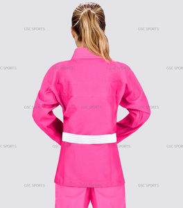Parches con logotipo personalizado Últimos estilos Brazilian Jiu Jitsu Gis Mujeres Venta al por mayor Artes marciales Karate Training Wear Ladies OEM Service - Product Image 5
