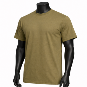 Camisetas lisas al por mayor para personalizar con serigrafía digital, logotipo de marca, 100% algodón, camisetas personalizadas para hombre - Product Image 3