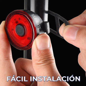 Luz LED Redonda Impermeable para Bicicleta, Luces Delanteras y Traseras de Plástico, Fácil Montaje - Product Image 5