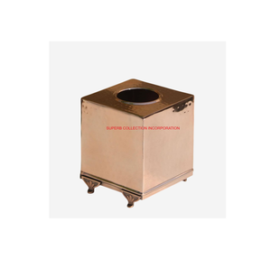 Classique Métal Cuivre Serviette Boîte Forme Carrée Vaisselle Porte-Mouchoirs Organisateur À La Main pour Hôtel Restaurant Top Vente - Product Image 1