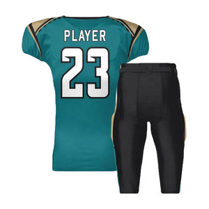Uniformes de football américain personnalisés de haute qualité pour hommes pantalons en jersey à manches courtes uniformes sublimés antibactériens - Product Image 5
