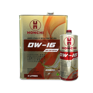 HONCHI 0W16 Lubrifiant haute performance Huile moteur Lubrifiants synthétiques API SP ILSAC GF-6A Hybrid Car Lubrifiant Oil Metal Can 4L - Product Image 1