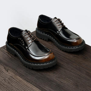 Cow Leather Work Shoes with Anti Odor Lining and Non Slip Heel Casual Shoes for Men Daily Shoes - Product Image 5