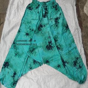 Hand Tie Dye Casual Breathable Cotton Ladies Harem Pajamas <b>Pants</b> for <b>Summer</b> Fashion Wholesale Supplier From India - Product Image 3