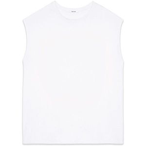 Camiseta sin Mangas de Algodón/Fibra de Bambú de la Mejor Calidad para Hombre, para Gimnasio y Entrenamiento, Antiencogimiento, 180g - Product Image 5