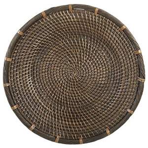 Sous-plats ronds en rotin en gros, sous-plats bohèmes avec motif en maille, idées de décoration intérieure faites à la main - Product Image 6