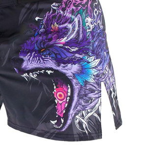 Shorts de combat MMA pour hommes au meilleur design, qualité professionnelle, légers, séchage rapide, respirants, avec caractéristiques d'étirement personnalisées à l'avant - Product Image 5