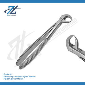 คีมผ่าตัดสำหรับถอนฟันกราม86A-Lower รูปภาษาอังกฤษเครื่องมือผ่าตัด - Product Image 2