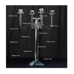 Handmade Acrylic <b>Candelabra</b> With Crystal Chains Best Quality <b>Candelabra</b> Customized Size And Shape <b>Candelabra</b> - Product Image 6