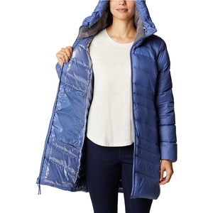 Prix de gros Manteau à capuche pour femme de haute qualité avec logo et design personnalisé Manteau d'hiver en duvet de canard Parka - Product Image 2
