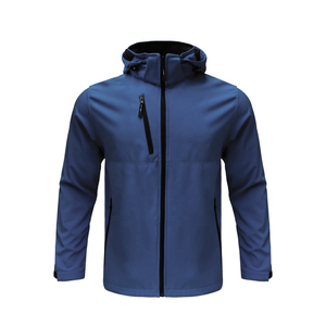 Vestes softshell imperméables et respirantes de haute qualité pour hommes, coupe-vent, avec col montant et fermeture à glissière, vente directe du fabricant - Product Image 5