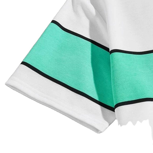 Haute qualité mode court t-shirt ensemble été survêtement costume grande taille t-shirt et short ensemble hommes décontracté t-shirt sport ensemble - Product Image 2