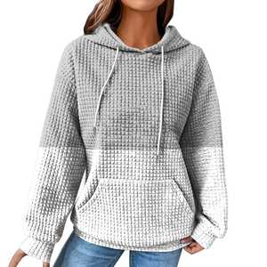 Sudadera con Capucha de Moda para Mujer, Ropa de Invierno, Sudadera con Logotipo Personalizado para Mujer, Sudadera Gruesa de Forro Polar, Sudadera con Capucha Cálida - Product Image 3