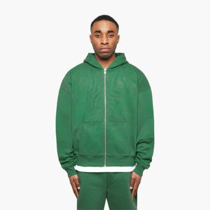 Green Essential Pullover Hoodie 100% Algodón Impresión digital Ajuste cómodo Durable Casual Winter Everyday Wear - Product Image 2