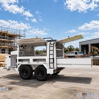 Remorque utilitaire pour artisans, atelier mobile personnalisé pour les constructeurs et les entrepreneurs néo-zélandais