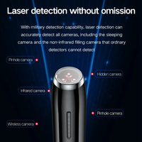 Détecteur de Bug Anti-espion Détecteur de Caméra Cachée Signal Rf Spy Wifi Caméra Gsm Signal Sonore Gps Tracker Caméra Espion Finder