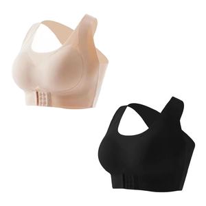 Soutien-gorge de sport grande taille, durable, antichoc, à maintien élevé, léger, en tissu sans couture, respirant, confortable et écologique pour le yoga et la gym - Product Image 1
