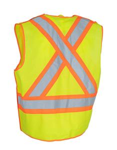 Multi pocket utility safety vests tool storage for workers <b>waterproof</b> hi vis vests high visibility <b>work</b> <b>wear</b> made in Pakistan - Product Image 2