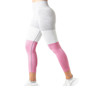 Conjunto de Yoga sin costuras de secado rápido para mujer, Reversible Sujetador deportivo, mallas, camisetas deportivas transpirables, pantalones, patrón sólido XS - Product Image 3