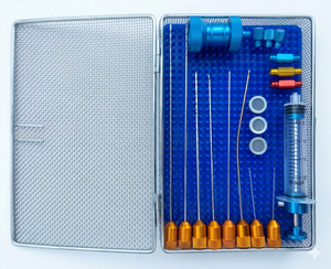 Kit d'instruments de greffe de graisse avec canules Luer Lock de qualité supérieure pour la chirurgie plastique esthétique, canules réutilisables en acier inoxydable - Product Image 4