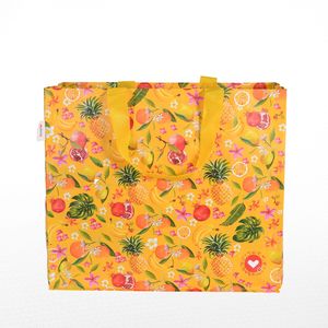 Reusable Shopping <b>Bag</b> Non-woven Polypropylene Lightweight Durable Eco-friendly <b>Floral</b> Printed <b>Tote</b> Large Capacity Foldable - Product Image 1