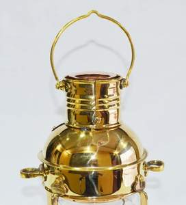 Linterna de barco de ancla de Metal de aspecto antiguo de alta calidad, nuevo cobre con vidrio para decoración de Hotel en casa, venta al por mayor, uso de velas - Product Image 5