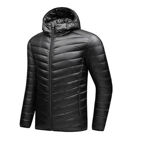 High Quality Men's Winter <b>Hip</b> Hop Style Puffer Jacket Custom Warm Thicken Bubble Hooded Quilted Cotton <b>Padded</b> Windproof Coats - Product Image 1