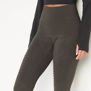 Leggings de fitness pour femmes, coupe ajustée, unis, décontractés, taille mi-haute, respirants, haute qualité, marque privée, les plus populaires - Product Image 4