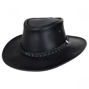Chapeaux en cuir de cowboy de style nouveau, faible MOQ, best-seller, couleur personnalisée, meilleur produit en vente, chapeaux en cuir à vendre - Product Image 1
