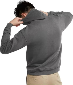 Personalizar al por mayor pulóver sudaderas con capucha para hombre 100% algodón sudadera 350 400 GSM algodón polar - Product Image 4