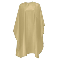 Cape de coiffeur de haute qualité confortable et réglable pour hommes 100% polyester imperméable Logo personnalisé Couleur