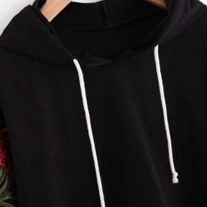Sweat-shirt à capuche pour homme en molleton 100% coton épais, coupe ample, respirant, hiver, broderie de logo personnalisée, vente en gros - Product Image 2