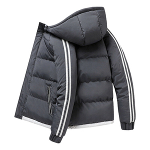 MOQ bajo, venta al por mayor, chaqueta de hombre, chaqueta acolchada de diseño de moda, chaqueta acolchada gruesa de poliéster de nailon de invierno de alta calidad - Product Image 2