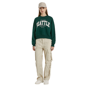 Las mejores sudaderas con capucha para mujer, manga larga, cuello redondo, gran tamaño, invierno, moda informal, logotipo frontal, recién llegado, 100% algodón, respetuoso con el medio ambiente - Product Image 2